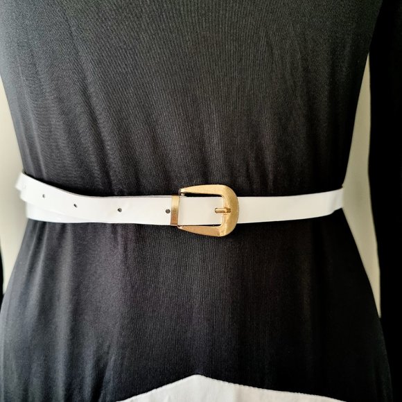 Black & white two-way, long-sleeve maxi dress One size fits AU 8, 10, 12, 14 NWT - Picture 3 of 8